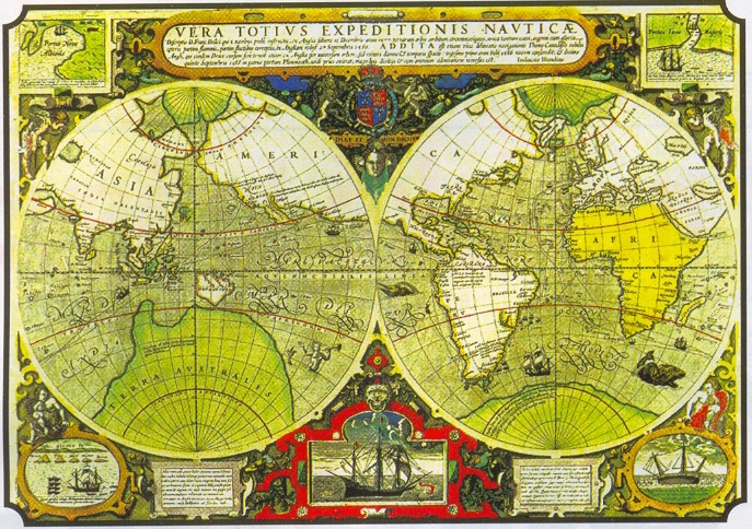 Soubor:Mapa světa rytíře Františka Na´Draka.jpg