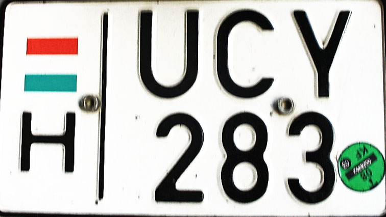 Soubor:Hungarian motorcycle licence plate.jpg