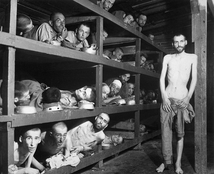 Soubor:Buchenwald Slave Laborers Liberation.jpg