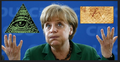Merkelová na sjezdu iluminátů