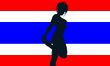 Siamské Thajské království – vlajka