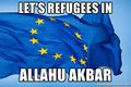 Uprchlická vlajka EU