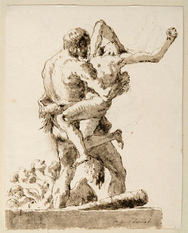 Giovanni Domenico TIEPOLO Hercules and Antaeus.jpg