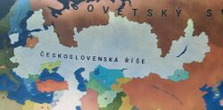 Československá říše – mapa