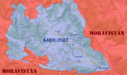 Babylónská říše – mapa