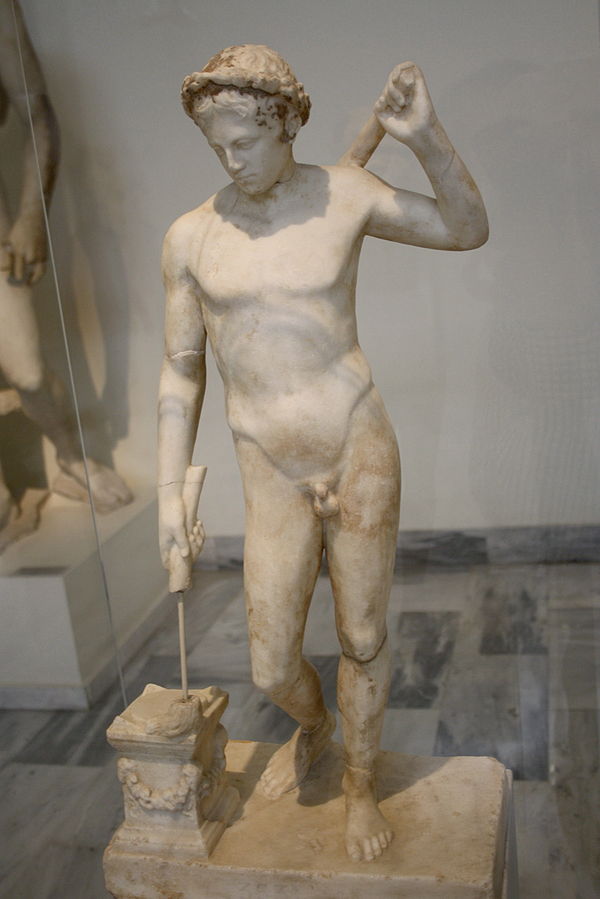 1474 - Archaeological Museum, Athens - Thanatos - Photo by Giovanni Dall'Orto, Nov 13 2009.jpg