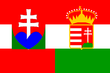 Slovenská loutková sovětská republika / Severní Maďarsko / Matovičova Slovenská covidová republika – vlajka