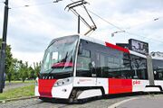 Zprasená tramvaj FordCity.