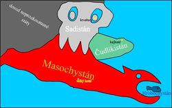 Sadistán – mapa
