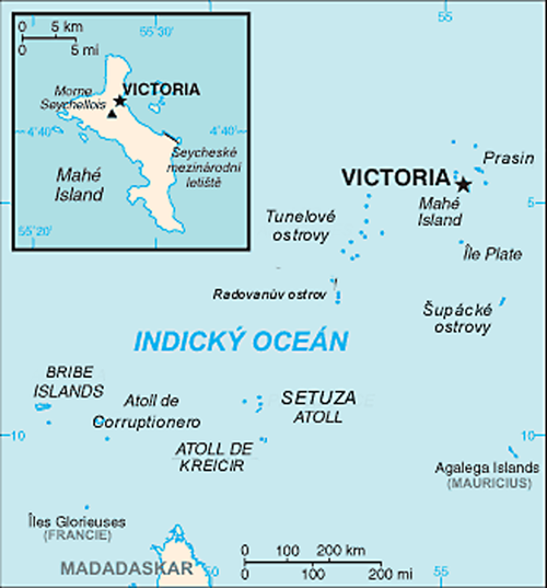 Остров Альдабра на карте.
