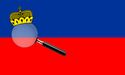 Vlajka Lichtenštejnska (lupa, bez které stát nenajdete).