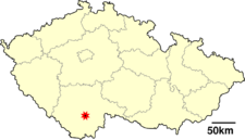 České Budějovice na mapě