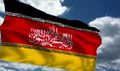 Typ německé vlajky určený k vyvěšování na mešitách