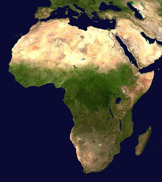 Soubor:Mapa Afriky ze satelitu.jpg