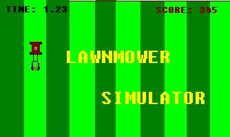 The classic 'Lawnmower Simulator II'