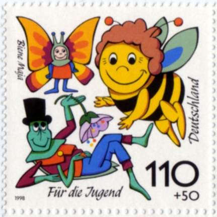 Datei:Biene Maja stamp.jpg