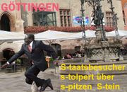(7. Februar 2015) Reisewarnung des Innenministers vor spitzen Steinen in Göttingen