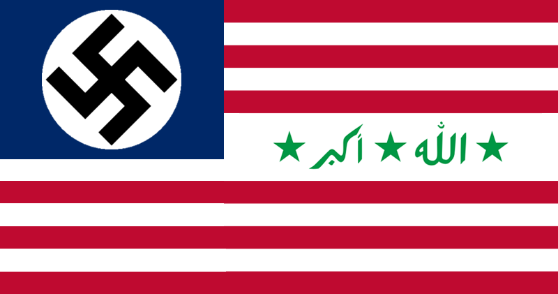 File:Offensive Swastika Arab American Flag.png