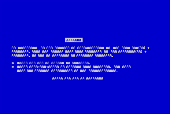 File:Blue Screen of AAAAA.jpg