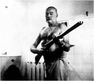 File:Hemingway with shotgun.jpg