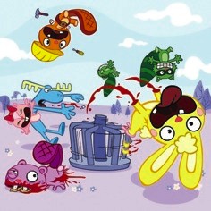 happy tree friends blood