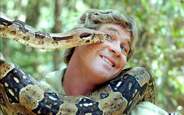 File:Steve Irwin with snake.jpg