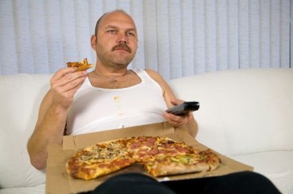 File:Man eating pizza photo.jpg