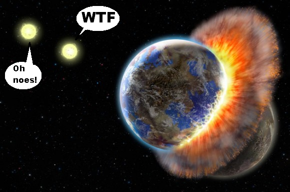 File:In a binary star system, a rocky and a earthlike planet expirence collision.png