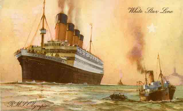 RMS Olympic Nantucket Collision 1934
