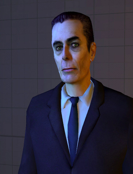 gman from half life video game in real life