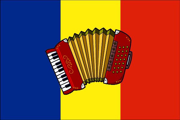 The Rumanian flag
