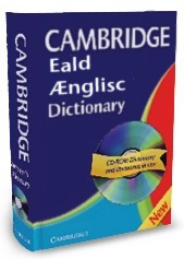 I didn't know how to spell Cambridge or Dictionary in the language of the article.