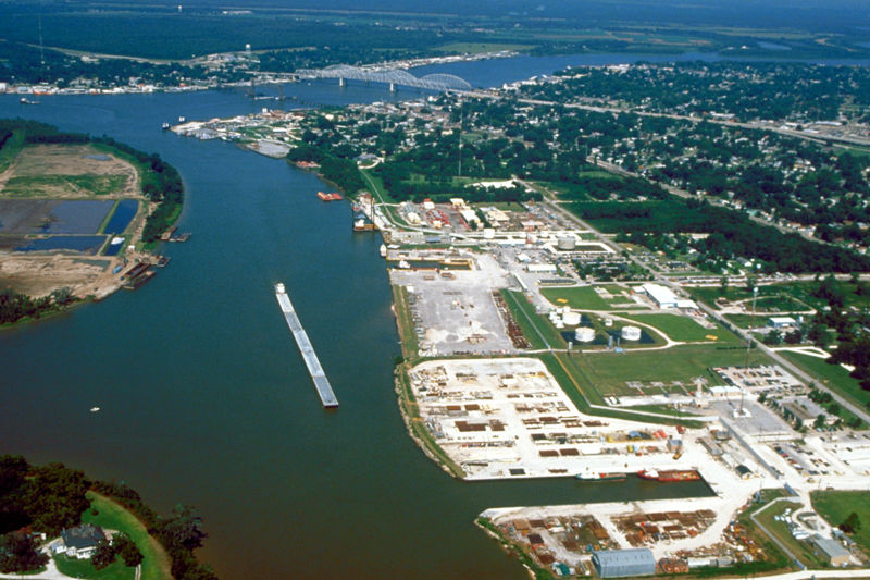 File:Morgan City Louisiana aerial view.jpg