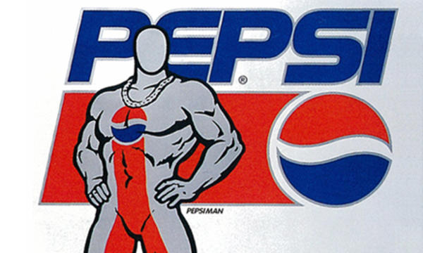 Pepsiman in his original costume.