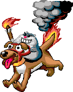 Schism burning your dog.png