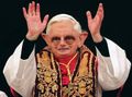 Pope Benedict XVI, giddy with piety at the mere thought of His new plan