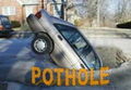 This pothole may have been caused by ninglight.