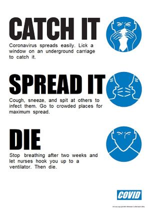 This poster on staying safe from the coronavirus has you covered.