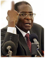 Mugabe pissed off.