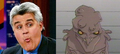 So that explains his huge chin... Jay Leno page