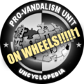 Pro Vandalism Unit emblem... on wheels.