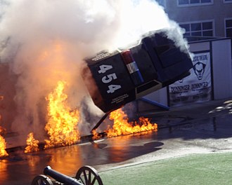 Police Academy Stunt Show - explosion and car flip.jpg