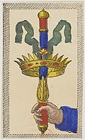 Minchiate card deck - Florence - 1860-1890 - Batons - 01.jpg