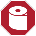 General Toilet Paper Sign