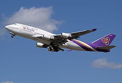 Boeing 747 of Thai Airways !!