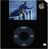 The iPod Floppy, Apple's newest generation of iPods. Now with 1.44 MB of space for 16 Kbps music and .2 seconds of video!