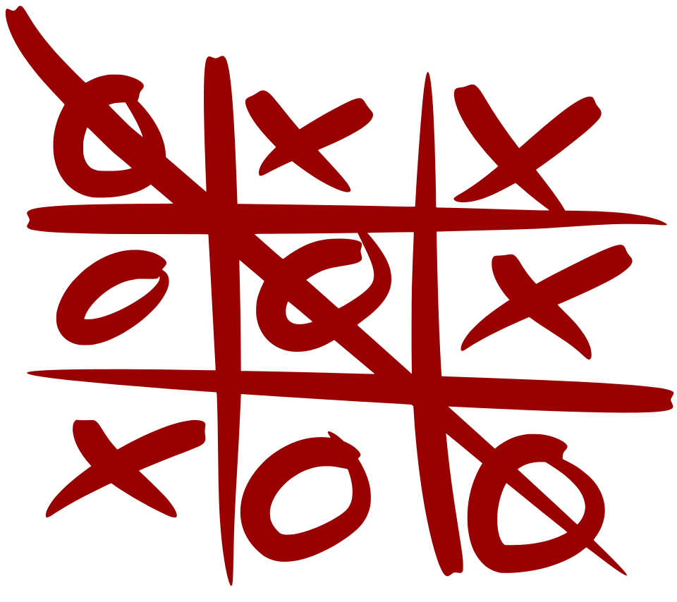 A completed game of tic-tac-toe. Click here to play it.