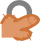 Orange padlock