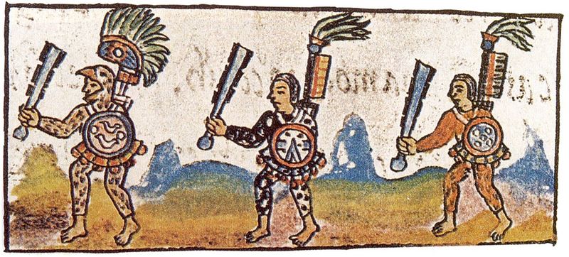 File:Florentine Codex IX Aztec Warriors.jpg