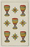 Aluette card deck - Grimaud - 1858-1890 - Five of Cups.jpg